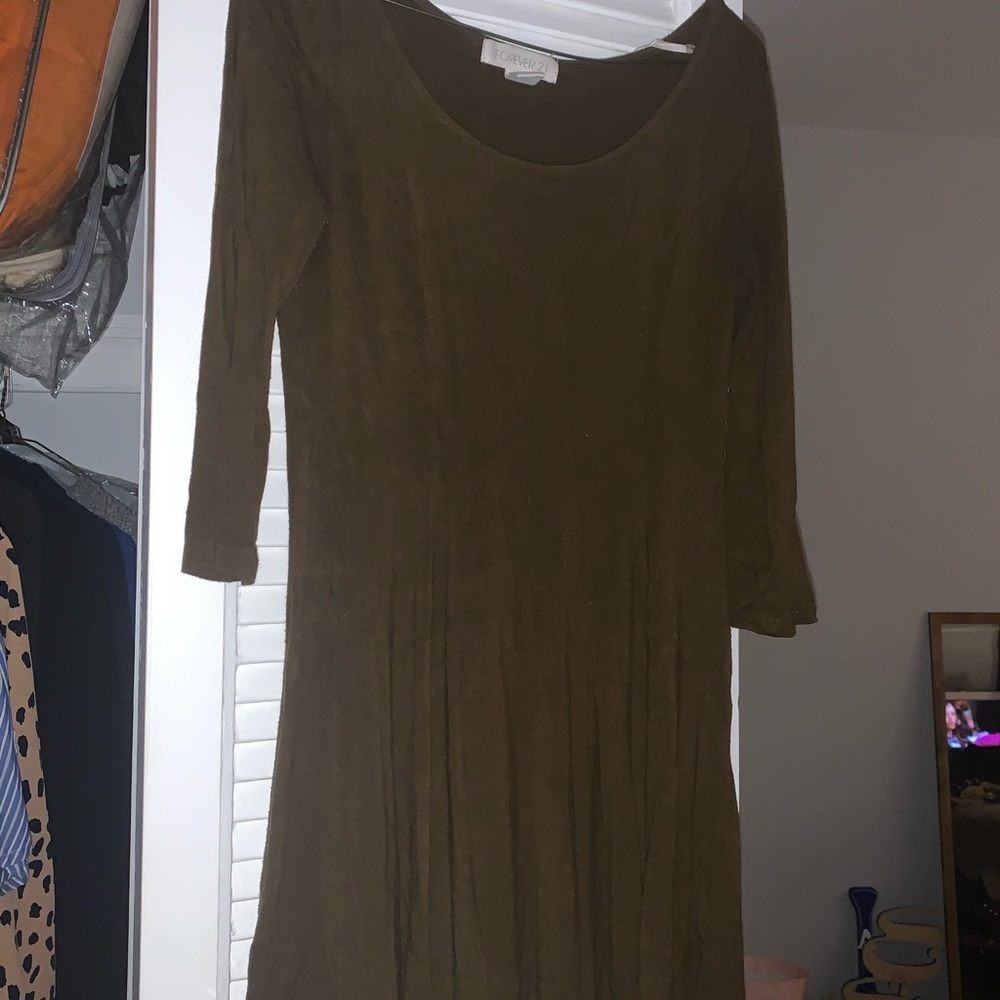 Forever 21 Olive Dress